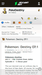 Mobile Screenshot of pokedestiny.deviantart.com