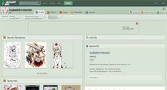 Desktop Screenshot of inubashiri-momizi.deviantart.com