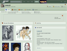 Tablet Screenshot of lnescuh.deviantart.com