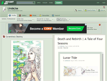 Tablet Screenshot of lindalisa.deviantart.com