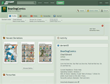 Tablet Screenshot of beardogcomics.deviantart.com