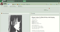 Desktop Screenshot of caiyilin.deviantart.com