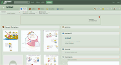 Desktop Screenshot of britball.deviantart.com