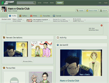 Tablet Screenshot of maes-x-gracia-club.deviantart.com