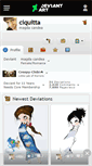 Mobile Screenshot of ciquitta.deviantart.com