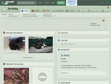 Tablet Screenshot of dr-kinky.deviantart.com