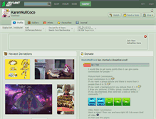 Tablet Screenshot of karennuilcoco.deviantart.com