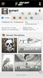 Mobile Screenshot of gumani.deviantart.com