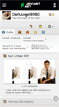 Mobile Screenshot of darkangel8980.deviantart.com