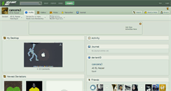 Desktop Screenshot of cancera3.deviantart.com
