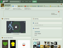 Tablet Screenshot of cancera3.deviantart.com
