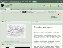 Tablet Screenshot of jamezzz92.deviantart.com