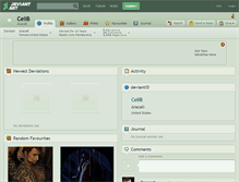 Tablet Screenshot of celib.deviantart.com