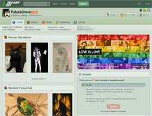 Tablet Screenshot of futuregrave.deviantart.com