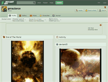 Tablet Screenshot of genaulance.deviantart.com