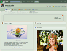 Tablet Screenshot of game-breaker.deviantart.com