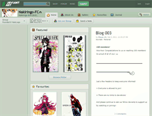 Tablet Screenshot of nakiringo-fc.deviantart.com