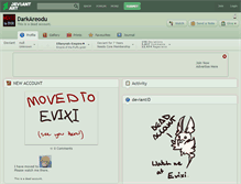 Tablet Screenshot of darkareodu.deviantart.com