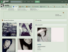 Tablet Screenshot of emilly.deviantart.com