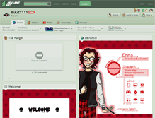 Tablet Screenshot of bugzy111.deviantart.com