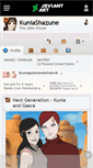 Mobile Screenshot of kuniashazune.deviantart.com