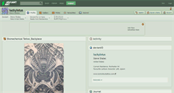 Desktop Screenshot of luckylotus.deviantart.com