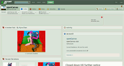 Desktop Screenshot of opencanvas.deviantart.com