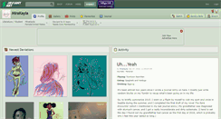 Desktop Screenshot of mirakayla.deviantart.com