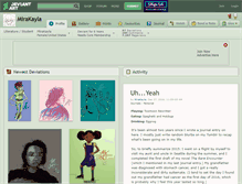 Tablet Screenshot of mirakayla.deviantart.com