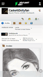 Mobile Screenshot of caskettdollyfan.deviantart.com