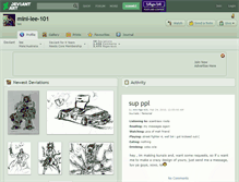 Tablet Screenshot of mini-lee-101.deviantart.com