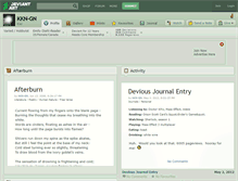 Tablet Screenshot of kkn-gn.deviantart.com