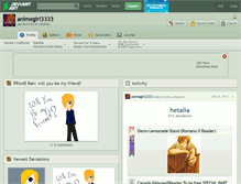 Tablet Screenshot of animegirl3333.deviantart.com