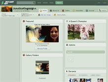 Tablet Screenshot of iamalicekingsleigh.deviantart.com