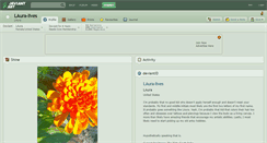 Desktop Screenshot of laura-lives.deviantart.com