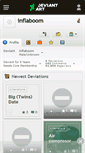 Mobile Screenshot of inflaboom.deviantart.com