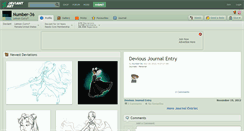 Desktop Screenshot of number-36.deviantart.com