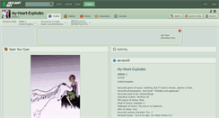 Desktop Screenshot of my-heart-explodes.deviantart.com