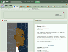 Tablet Screenshot of nightfaey.deviantart.com