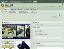 Tablet Screenshot of ditto121590.deviantart.com