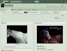 Tablet Screenshot of equusphoto.deviantart.com