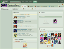 Tablet Screenshot of fanmarenclub.deviantart.com