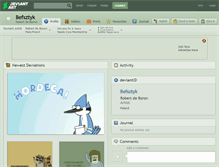 Tablet Screenshot of befsztyk.deviantart.com