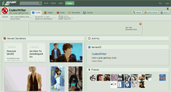 Desktop Screenshot of codexwriter.deviantart.com