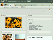 Tablet Screenshot of eagle81.deviantart.com