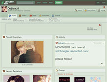 Tablet Screenshot of ouji-sachi.deviantart.com