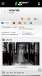 Mobile Screenshot of larsenda.deviantart.com