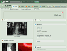 Tablet Screenshot of larsenda.deviantart.com