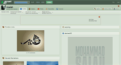 Desktop Screenshot of msalah.deviantart.com