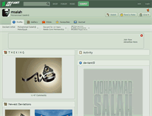 Tablet Screenshot of msalah.deviantart.com